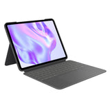 Logitech Combo Touch, funda con teclado, iPad Pro 13 pulgadas (M4)(2024) - Teclado retroiluminado extraíble con soporte abatible, escritura cómoda, modo multiuso, Disposición QWERTY Español, Grafito
