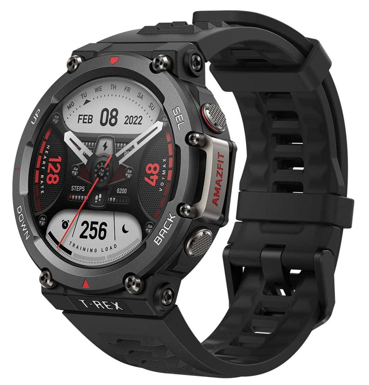 Amazfit T-Rex 2 47mm SmartWatch Reloj Deportivo Premium Multideporte con GPS Navegación en Tiempo Real Ejercicio de Fuerza 150+ Modos Deportivos Frecuencia cardíaca Monitoreo SpO2