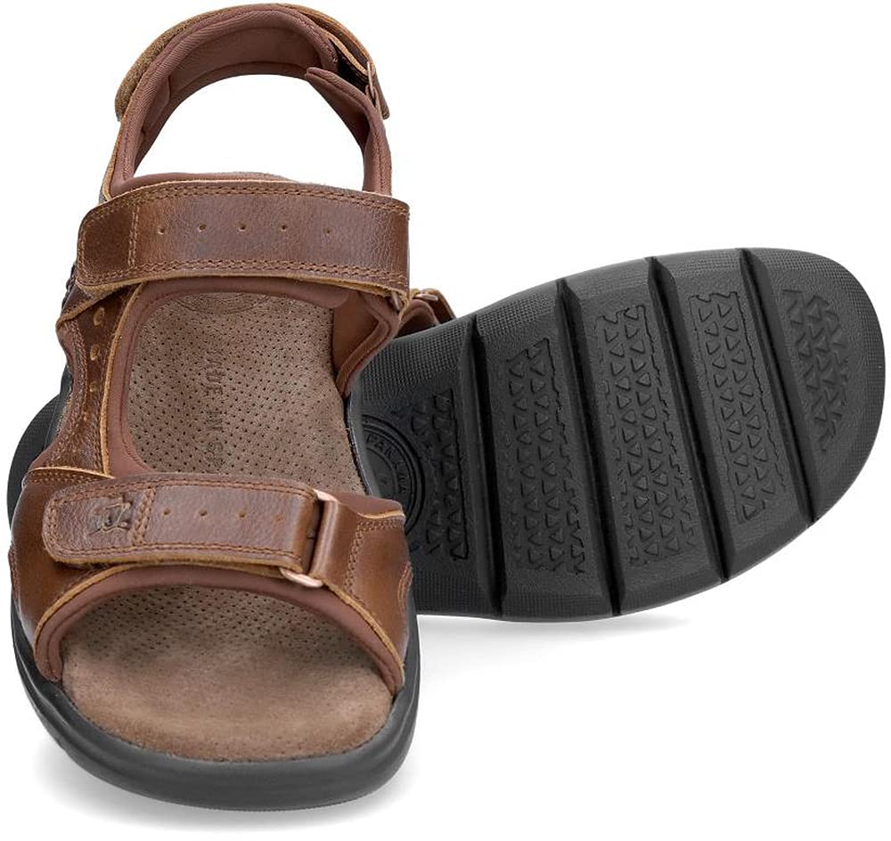 Panama Jack Salton Basics, Sandalias con Punta Abierta Hombre, Marrón (Cuero C4), 43 EU