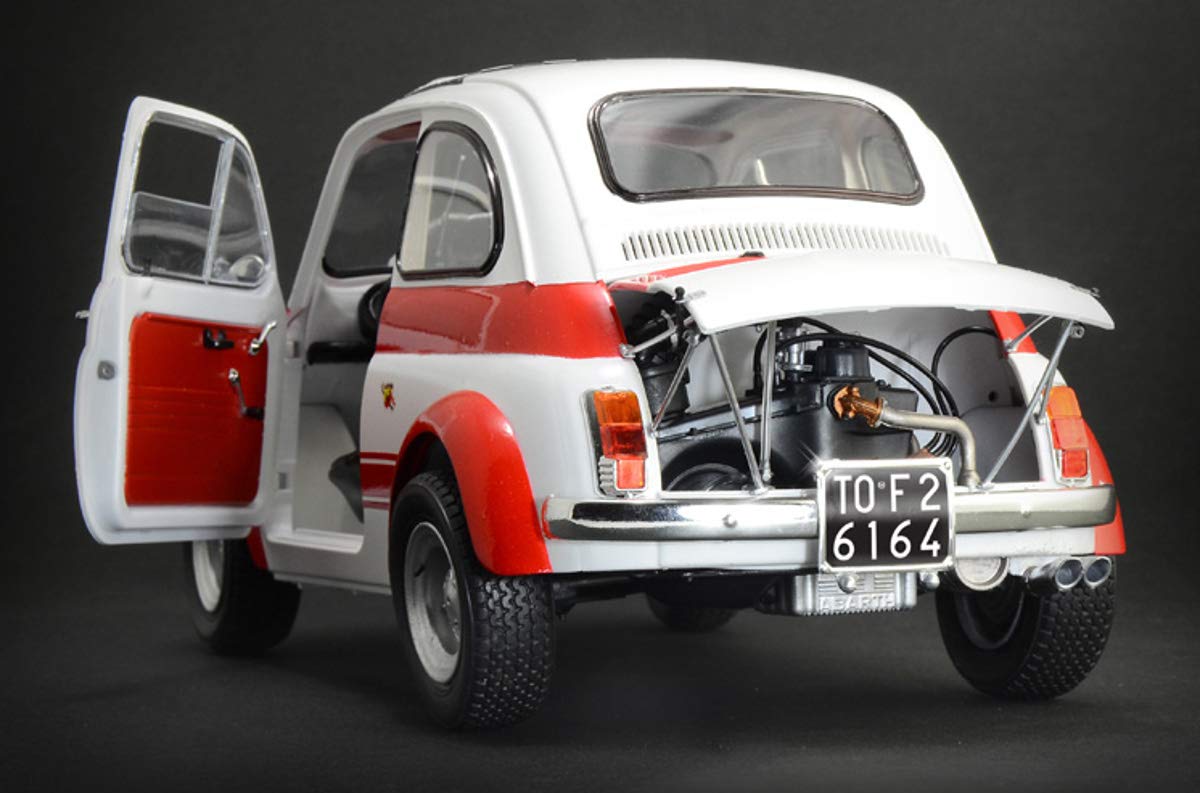 Italeri 4705S Fiat 4705-1:12 Abarth 695 SS/Assetto Corsa, maqueta, Modelo de construcción, sin barnizar