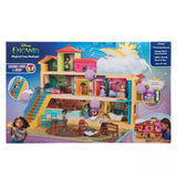 Encanto Disney – Casa de Muñecas Familia Madrigal con Mecanismo Interactivos – Este Pack Incluye 15 Accesorios, Luces y Música de la Película de Encanto - Juguete para Niñas 3 años +