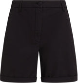 Tommy Hilfiger Pantalones Cortos Chinos para Mujer Mom Fit, Negro (Black), 38
