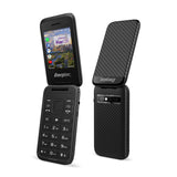 Energizer - Mobile E282SC - 4G - Teléfono móvil Flip Dual SIM (MicroSIM) - 3 años de garantía - Negro