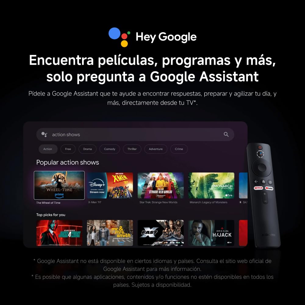 Xiaomi L1 Proyector Inteligente 1080P con Google TV & Netflix, Portátil Cine en Casa, Enfoque Auto & Keystone, HDR10/HLG, Pantalla 120", WiFi 5G Bluetooth, Audio Dolby, Proyector Exterior