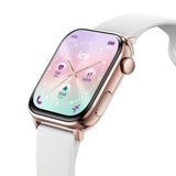 Ice-Watch - ICE smart 3.0 Rose gold White 1.78 AMOLED GPS - Reloj conectado rectangular oro rosa para señora con correa de silicona - 024302 (1.78 inch)
