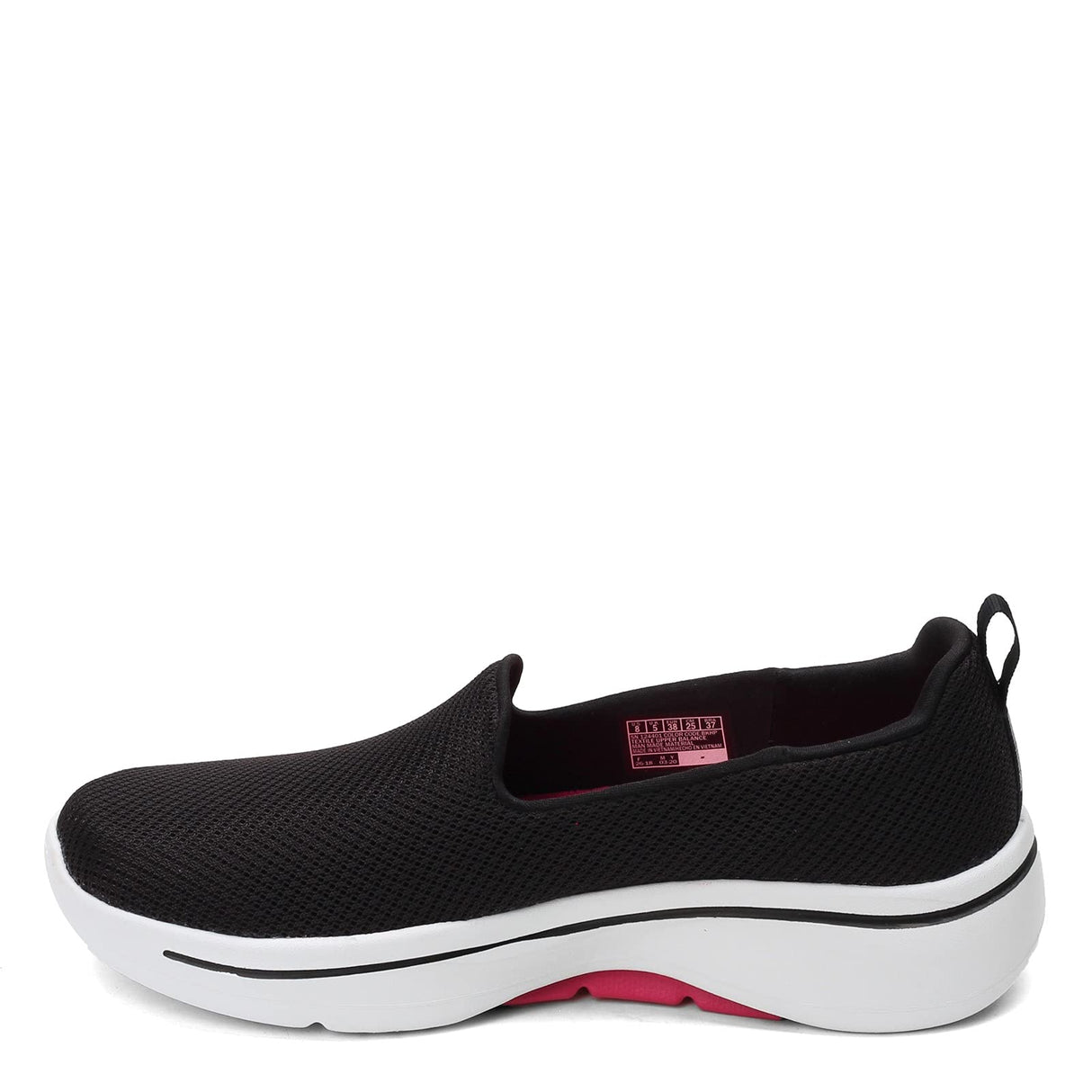 Skechers Performance Go Walk Arch Fit Black/Hot Pink 8 B (M)