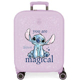 Joumma Disney You Are Magical Maleta de Cabina Lila 40x55x20 cms Rígido 2,74 kgs Cierre TSA Integrado ABS 2,74 kgs 37L Extensible Equipaje de Mano