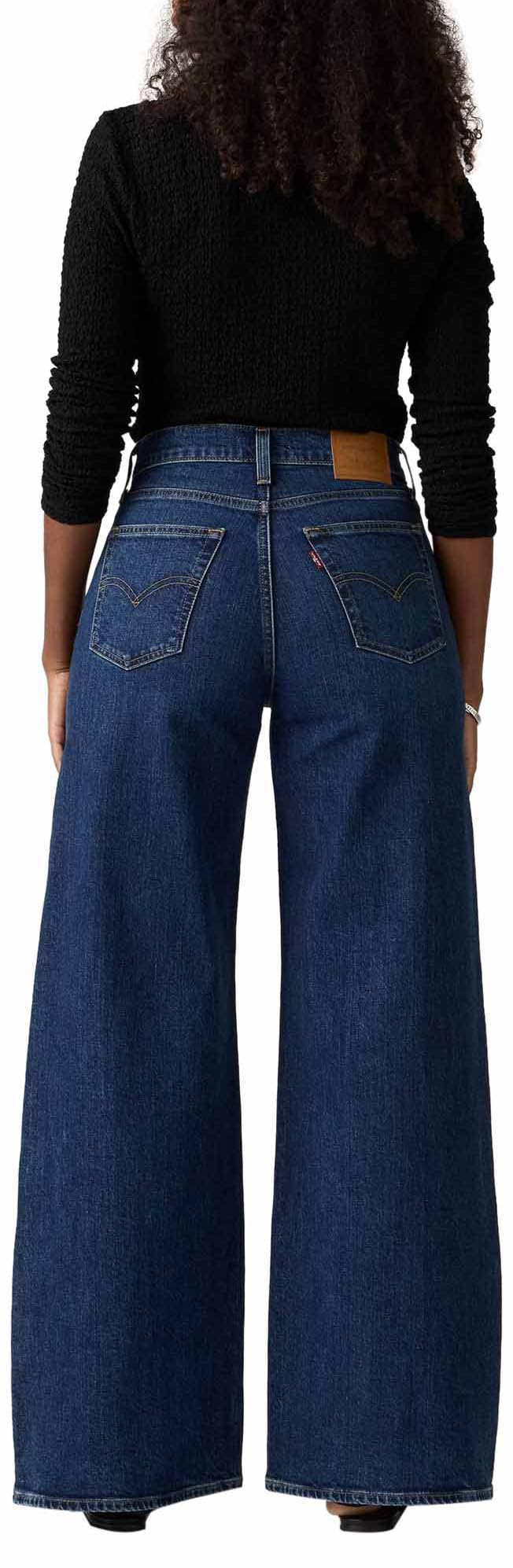 Levi's 728 HR Wide Leg Jeans, Pierna Ancha, 30W / 32L Mujeres
