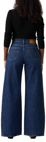 Levi's 728 HR Wide Leg Jeans, Pierna Ancha, 30W / 32L Mujeres