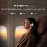 HUAWEI FreeBuds Pro 2, Auriculares inalámbricos Bluetooth, Devialet, Doble Altavoz, Voz cristalina, ANC Inteligente, Triple EQ Adaptivo, Doble conexión, Hi-Res Audio, Blanco