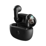 Skullcandy Rail Auriculares In-Ear Inalámbricos, 42 h de Autonomía, Skull-iQ, con Alexa Habilitada, Micrófono, Compatibles con iPhone Android y Dispositivos Bluetooth - Negro