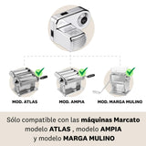 Marcato Motor Máquina para Pasta Atlas 150, Motor Eléctrico para Máquina de Pasta, Compatible con Otros Artículos Marcato, 100 W, Hecho en Italia. Modelo: Pastadrive.