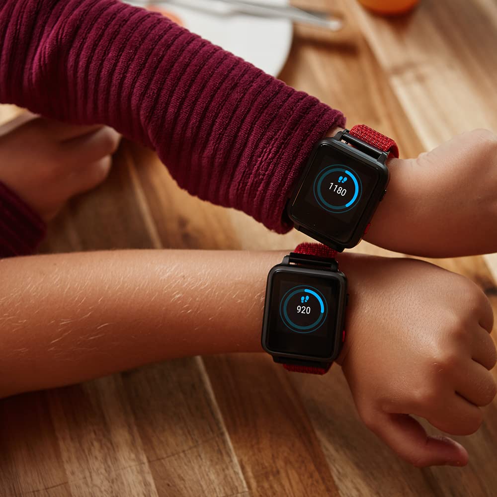 ANIO 5 (Rojo): Reloj de teléfono para niños, Llamadas, Mensajes, Modo Escolar, función SOS, GPS, podómetro, la ubicación se Puede Apagar, Cumple con GDPR, Servidor y aplicación Fabricados en Alemania