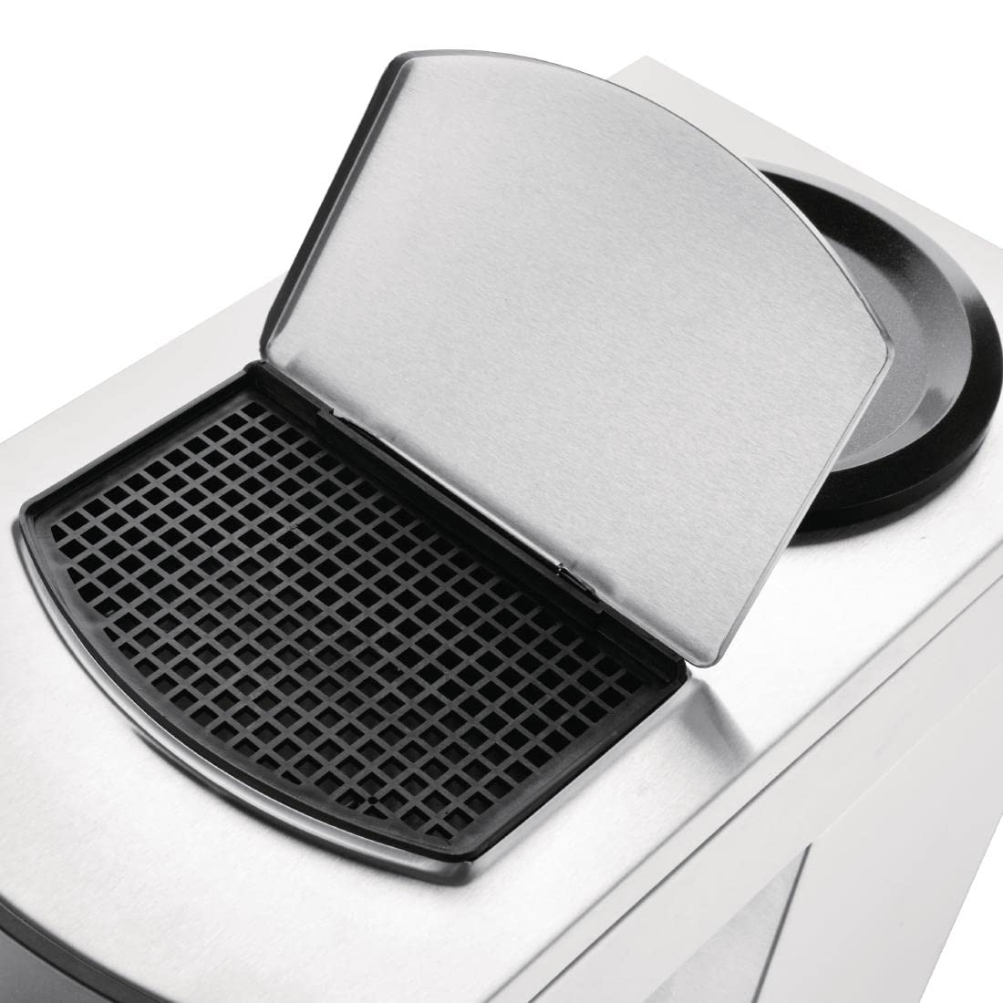 Buffalo CW305 - Cafetera con filtro, acero inoxidable/negro, capacidad de 1,7 L, 435 mm de altura, 205 mm de ancho, 205 mm de longitud