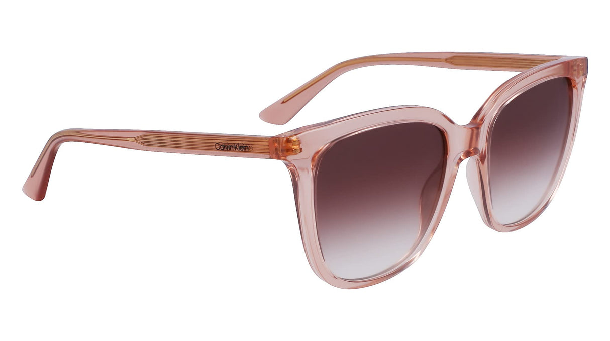 Calvin Klein Women's Sunglasses CK23506S - Rose with Gradient Brown Lens