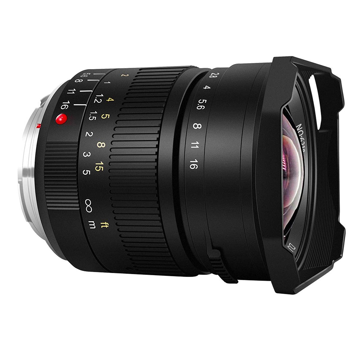 TTArtisan Lente de Cuerpo de Metal Macro F1.5 de 21 mm Compatible con Montura Leica M, Color Negro
