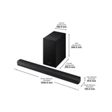 SAMSUNG Barra de Sonido HW-B650F/ZF con Dolby Adio/DTS Virtual:X 3.1ch, Modo de Juego, Sonido Inteligente, conexión múltiple Bluetooth, Color Negro