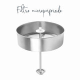 LACOR - 69486 - Cafetera Percoladora, Percolador Cafetera, Con 2 Sistemas de Calentamiento Independientes, Acero Inoxidable, Capacidad 6 L, 1500W