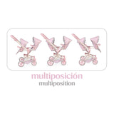 Carro de Muñecas Sophie Silla Gemelar Plegable DeCuevas 90875