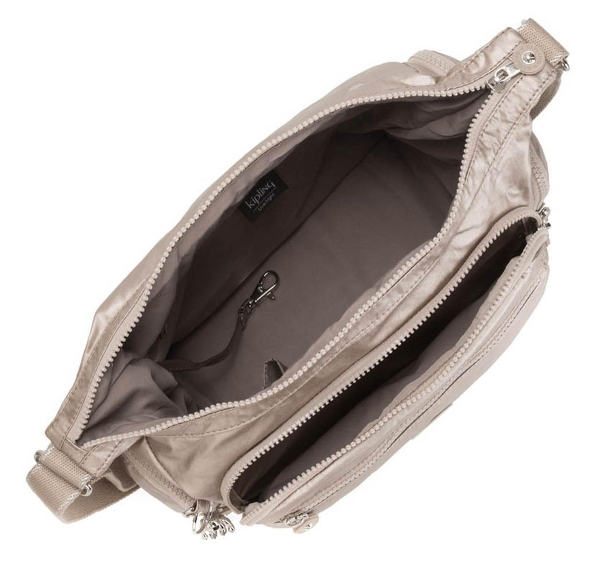 Kipling Gabbie, Bolso Bandolera para Mujer, Talla única, Metallic Glow