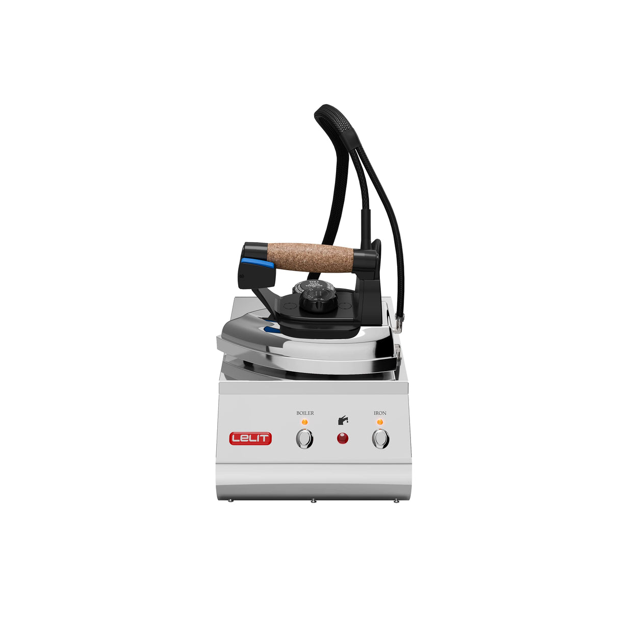 Lelit Gianni PS21, Plancha Equipada con Caldera separada, Acero Inoxidable, Plata, 1,4 l