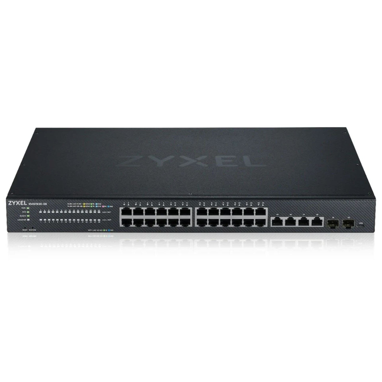 ZYXEL 24-Port Multi-Gig Lite-L3 Conmutador Smart Managed Switch con 6 Puertos 10G Uplink (4 Copper/2 SFP+) [XMG1930-30]