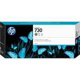 HP 730 P2V72A Gris, Cartucho de Tinta HP Original DesignJet, de 300 ml, para Impresoras HP DesignJet T1700
