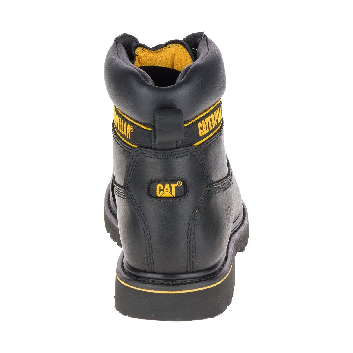 Cat Footwear Holton Steel Toe S3 HRO SRC, Botas de Trabajo Hombre, Dark Brown, 41 EU