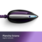 Philips PerfectCare Elite Plancha Vertical Vapor - 2700 W, 520 g De Vapor, 7,5 Bares, Tecnología OptimalTEMP, Modo ECO, T-ionicGlide, Azul/Blanco (GC9635/20)
