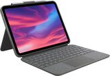Logitech Combo Touch Funda con Teclado Extraíble para iPad 10.ª Generación, German Layout