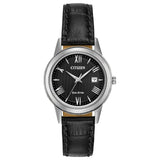 Citizen Reloj Analógico para Mujer de Cuarzo con Correa en Cuero FE1081-08E