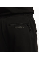 Armani Exchange French Terry Pantalones Cortos para Hombre, Negro (Black 1200), S