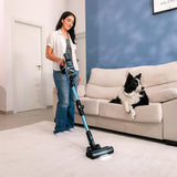 Cecotec Aspiradora Escoba sin Cable Conga Rockstar 3500 Storm Pet Flex. 500W, 150AW, Autonomía 70mins en Modo Eco, Cepillo Antienredos, Tubo Flexible, Cepillo Animales, Accesorios Muebles y Esquinas