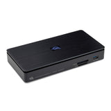 OWC Thunderbolt Pro Dock - 2X Thunderbolt 3 (USB-C), 1x USB 3.2 Gen 2 Tipo-C, 3X USB 3.2 Gen 2 Tipo-A, 1x DisplayPort, 1x 10 Gigabit Ethernet (10GbE), 1x Ranura para CFexpress, 1 Ranura para SD Black