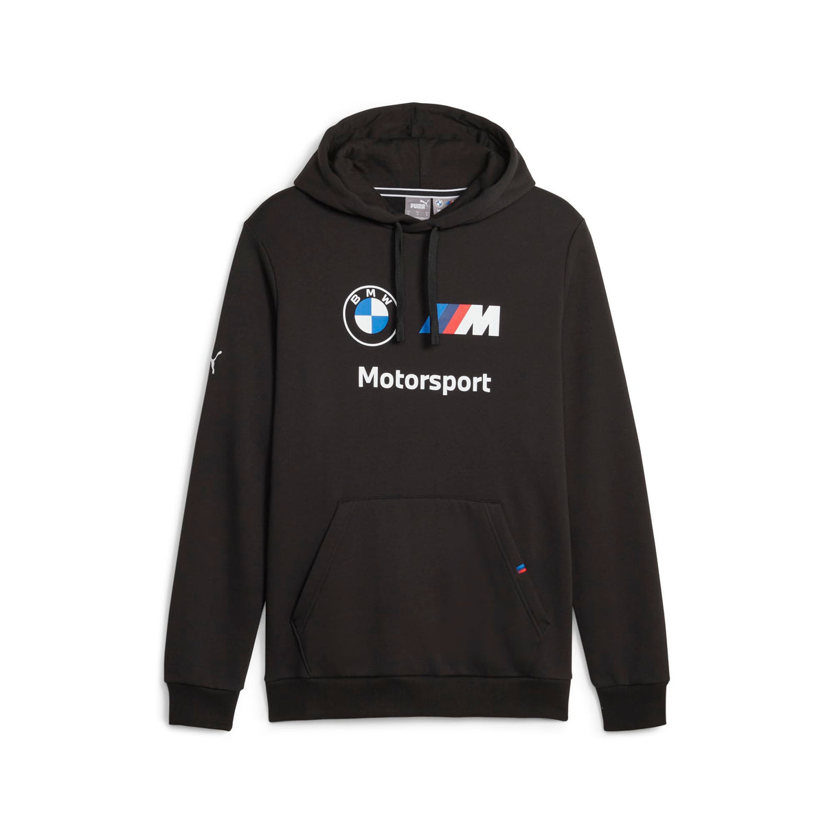 PUMA BMW M Motorsport Essentials - Sudadera con Capucha para Hombre, de Forro Polar, Negro, X-Large