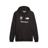 PUMA BMW M Motorsport Essentials - Sudadera con Capucha para Hombre, de Forro Polar, Negro, X-Large