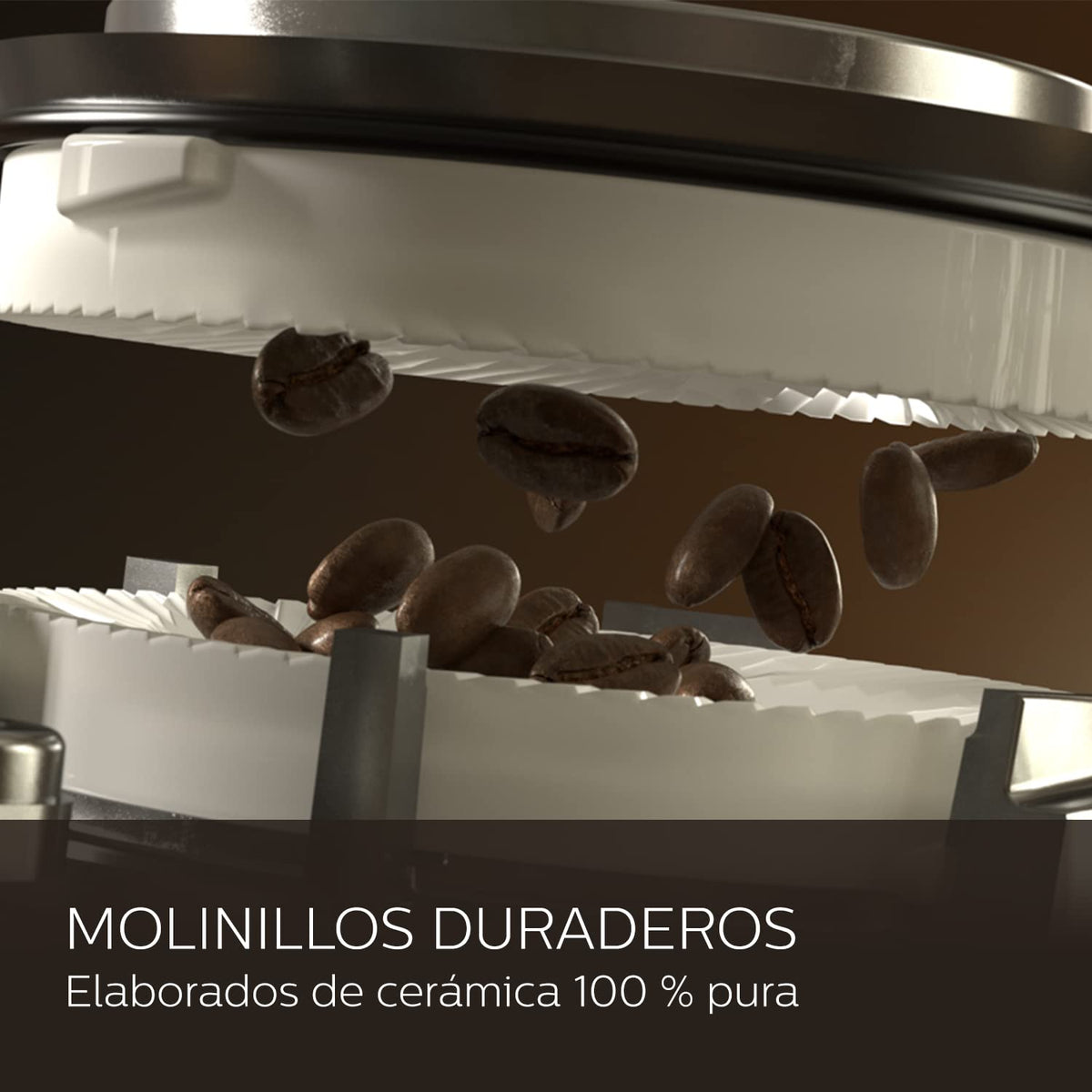 Saeco GranAroma Cafetera Superautomática - 16 Variedades de Café, Pantalla en Color Intuitiva, 6 Perfiles de Usuario, Molinillo de Cerámica (SM6585/00)