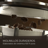 Saeco GranAroma Cafetera Superautomática - 16 Variedades de Café, Pantalla en Color Intuitiva, 6 Perfiles de Usuario, Molinillo de Cerámica (SM6585/00)