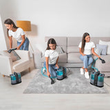 Cecotec Limpiador Aspirador de Tapicerías y Alfombras con Cable Conga 4000 Carpet&Spot Clean XL Advance. 600W, 14kPa, 2 Depósitos: Agua Limpia y Sucia, Pulverizador, Accesorio Ventanas y 3 Boquillas