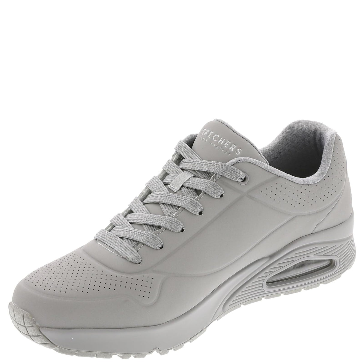 Skechers Uno Stand On Air, Zapatillas Hombre, Light Grey Durabuck Mesh, 48.5 EU