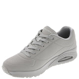 Skechers Uno Stand On Air, Zapatillas Hombre, Light Grey Durabuck Mesh, 48.5 EU