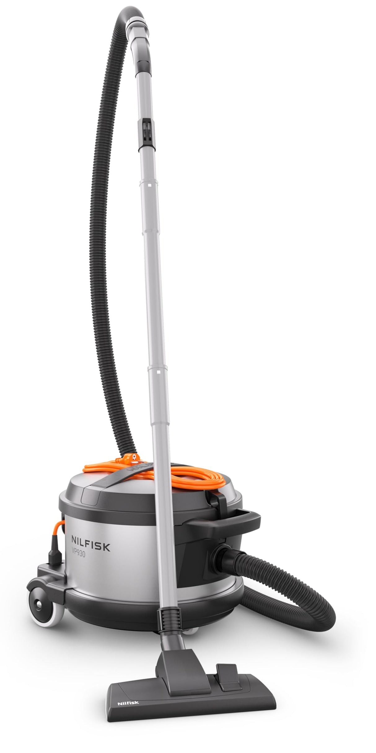 Nilfisk Silber VP930 Pro HEPA S2 EU Aspirador Profesional, Filtro HEPA, Aspirador con Cable de alimentación extraíble, Aspirador, Aspirador seco 107420633, Plateado