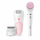 Braun Silk-épil 5 Depiladora Eléctrica Mujer 3 en 1, Kit de belleza para una sepilación suave, 5 5-825 Blanco/Gris
