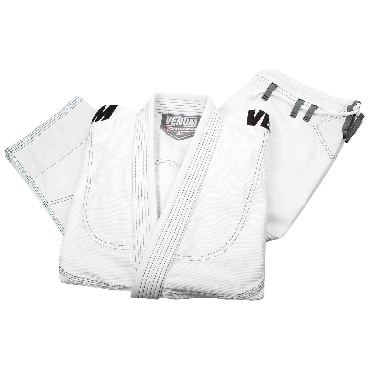Venum Contender EVO Kimono De Jiu Jitsu Brasileño/BJJ Gi, Unisex Adulto, Blanco, A3
