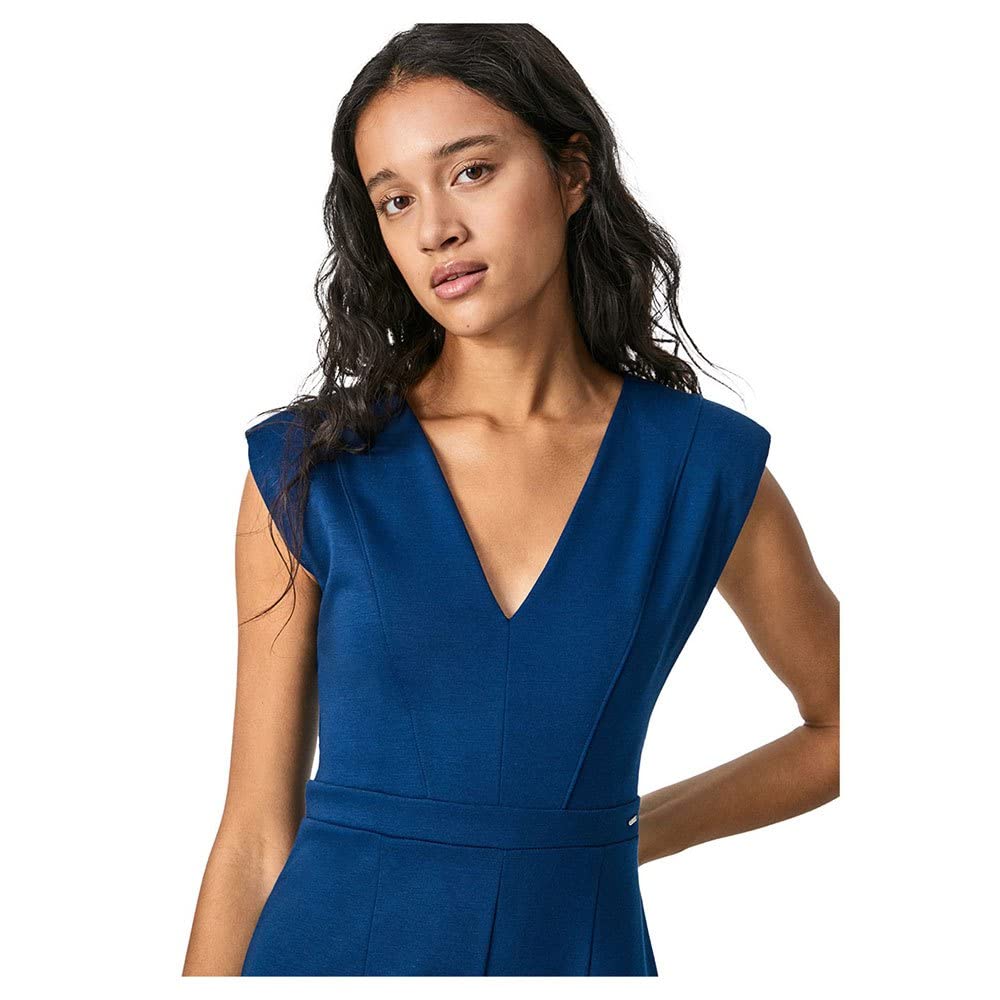 Pepe Jeans Mujer Melody Vestido, Azul (Midnight), L