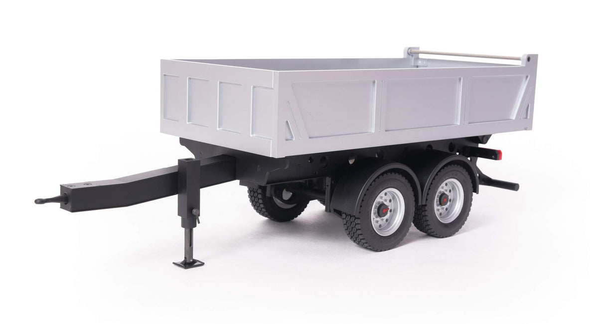 Carson Carson-500907425 Modellsport 500907425 Remolque de 2 Ejes con Centro de inclinación Montaje de Modelo de camión RC Compatible con Tamiya, Accesorios a Escala 1:14, Multicolor