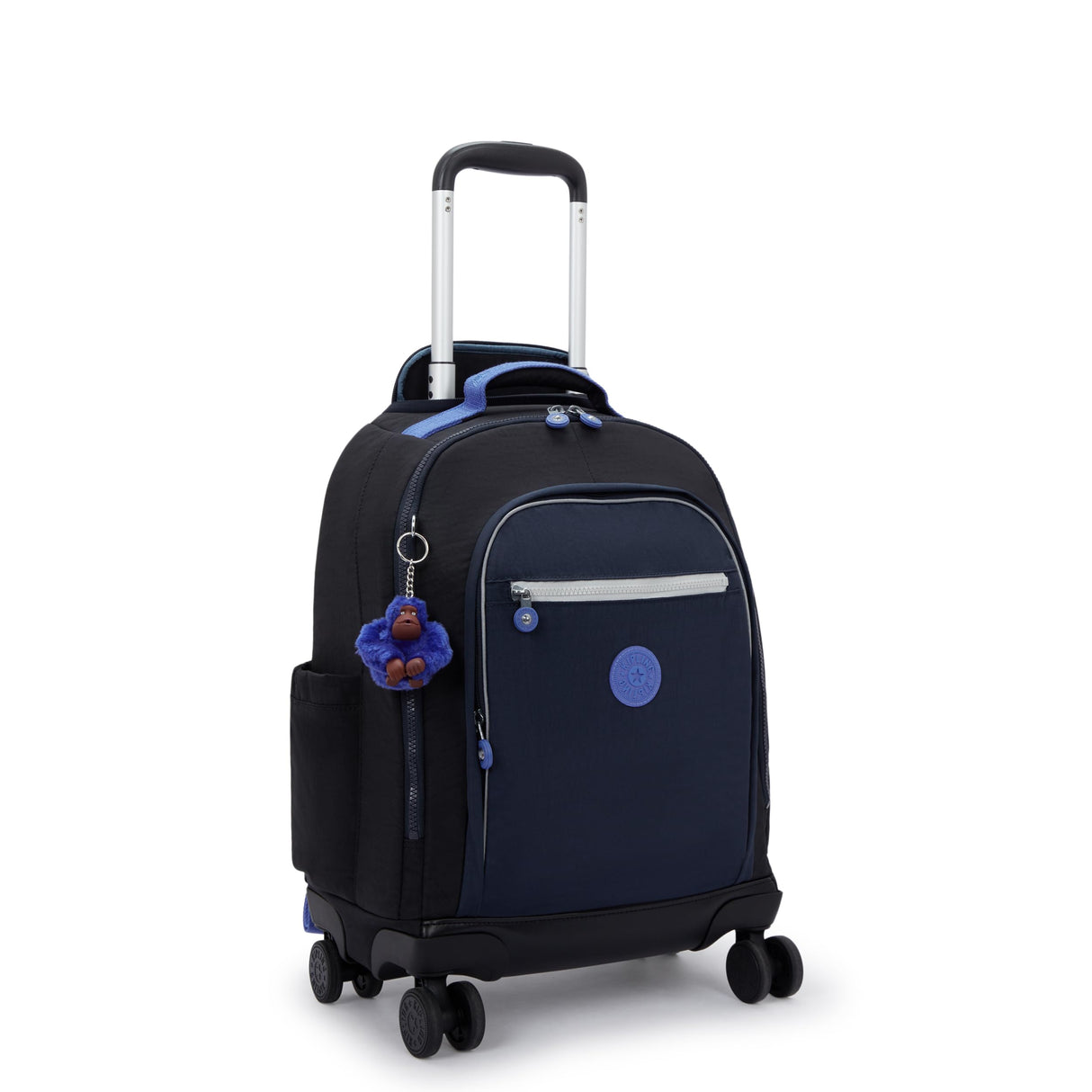 Kipling New Zea, Mochila Grande con Ruedas, Azul (True Block)