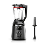 Bosch, batidora de vaso MMB6652B, VitaPower Serie 6, motor de 1800 vatios, velocidad del motor de hasta 45.000 rpm, 6 programas automáticos, jarra batidora Tritan, negro