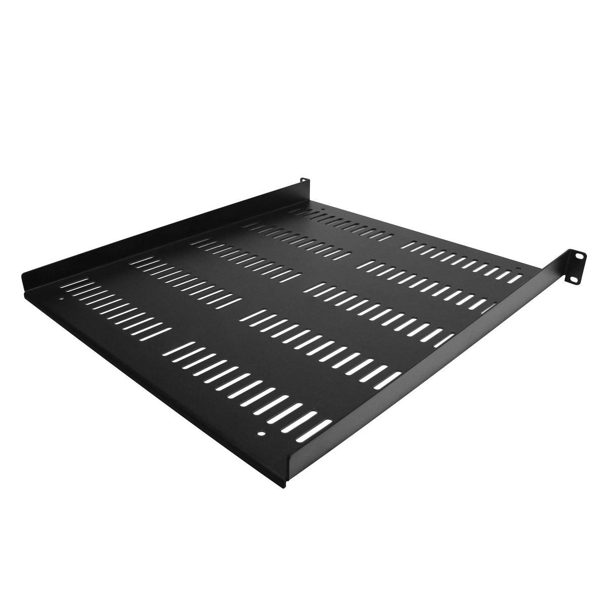 StarTech.com Estante Ventilado 1U para Armario Rack de Servidores, Bandeja Universal Voladiza para Montaje en Rack de 19", Capacidad de 25kg, de 20" de Profundidad, SHELF-1U-20-FIXED-V