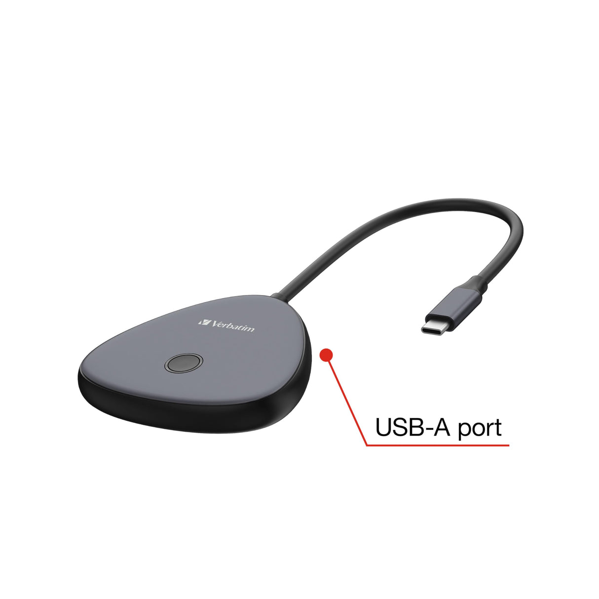 Verbatim Transmisor y Receptor inalámbrico 4K HDMI para Streaming, transmisión de vídeo/Audio, Extensor HDMI inalámbrico para Ordenador portátil, PC, Smartphone a TV, Monitor,